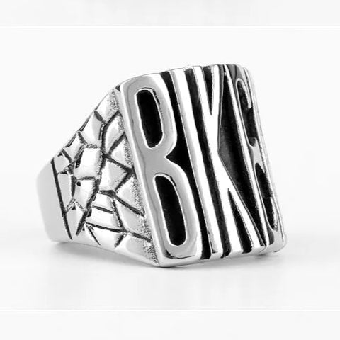 Motorcycle Biker Letter Ring by RiderOut™