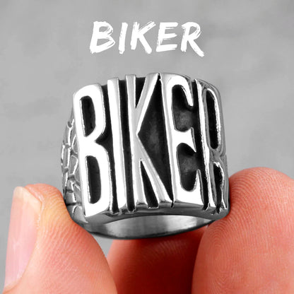 Motorcycle Biker Letter Ring by RiderOut™
