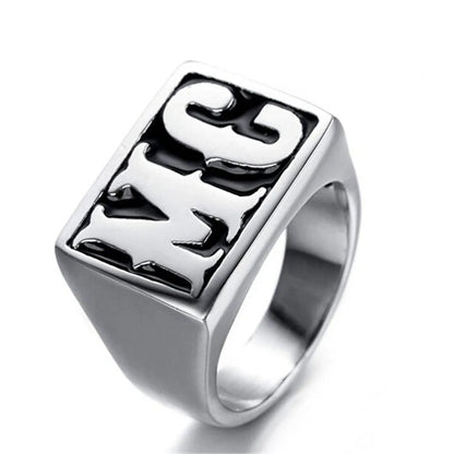 MC Letters Ring by RiderOut™