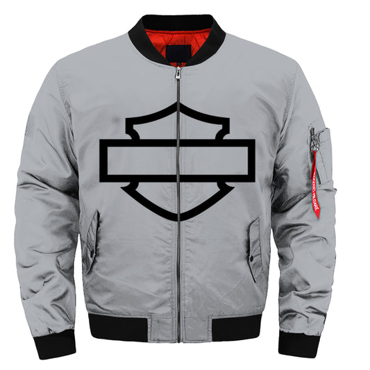 H D Basic Logo Bomber Jacker for Riders by RiderOut™