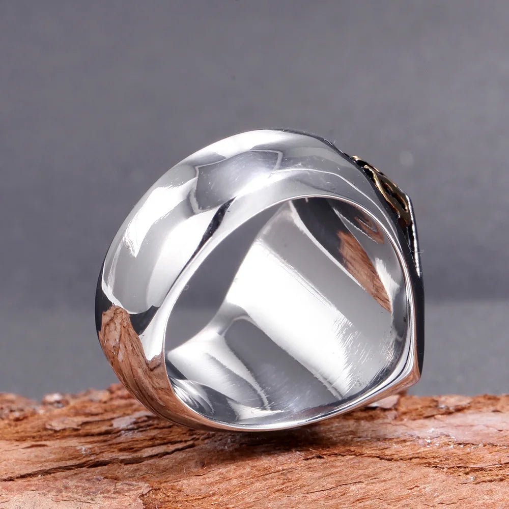1% er Carved Biker Ring by RiderOut™
