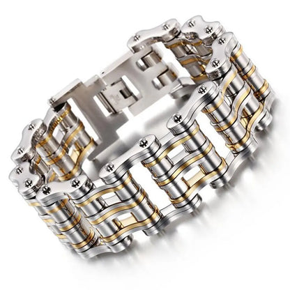 Heavy Motorcycle Chain Link Bracelet by RiderOut™