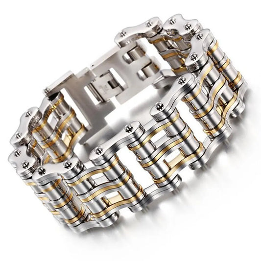 Heavy Motorcycle Chain Link Bracelet by RiderOut™