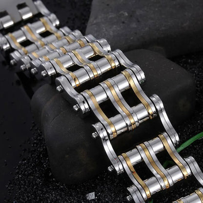 Heavy Motorcycle Chain Link Bracelet by RiderOut™