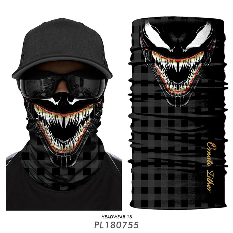 Punisher Bandana Balaclava Neck Gaiter by RiderOut™