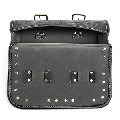 Motorcycle Saddlebag Leather Luggage Bag by RiderOut