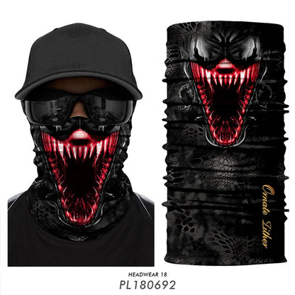 Punisher Bandana Balaclava Neck Gaiter by RiderOut™