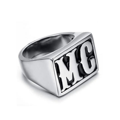 MC Letters Ring by RiderOut™