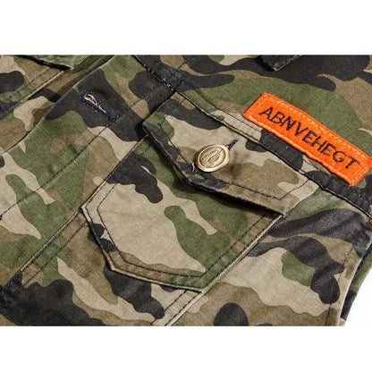 Camouflage Denim Vest by RiderOut