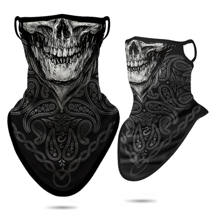 Breathable Skull Neck Gaiter Bandana by RiderOut™