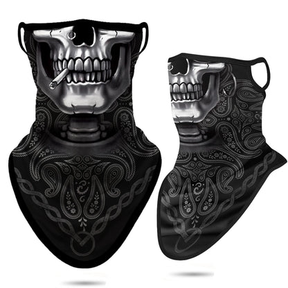 Breathable Skull Neck Gaiter Bandana by RiderOut™