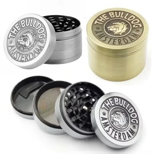 1.6/2inch Metal Bulldog Herb Grinder by RiderOut™