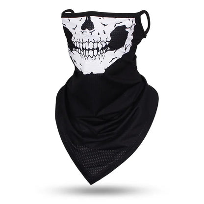 Skull Breathable Hanging-ear Bandana by RiderOut™