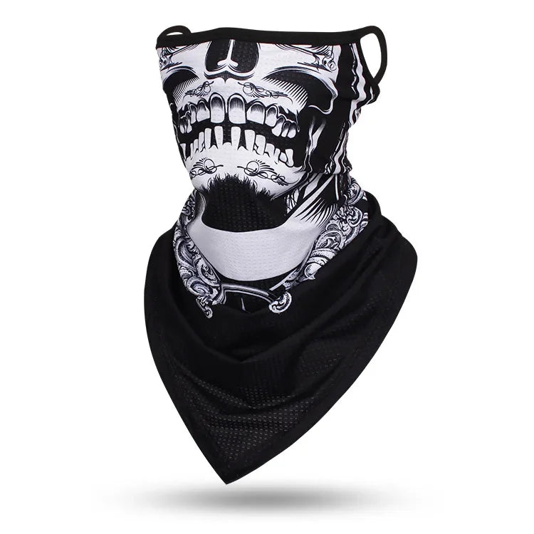 Skull Breathable Hanging-ear Bandana by RiderOut™
