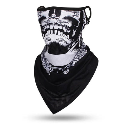Skull Breathable Hanging-ear Bandana by RiderOut™