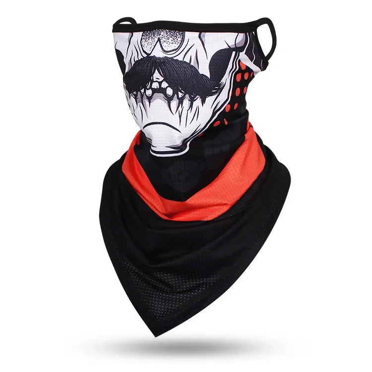 Skull Breathable Hanging-ear Bandana by RiderOut™