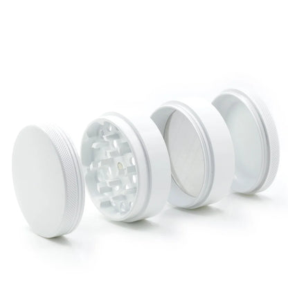 White Nonstick Ceramic Coating Metal Grinder-4 Layers by RiderOut™