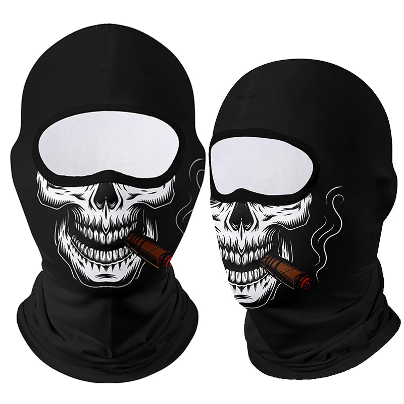 Moto Clown Ghost Skull Mask Breathable Bandana by RiderOut