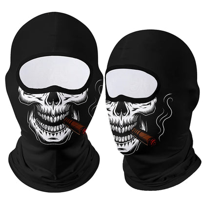 Moto Clown Ghost Skull Mask Breathable Bandana by RiderOut