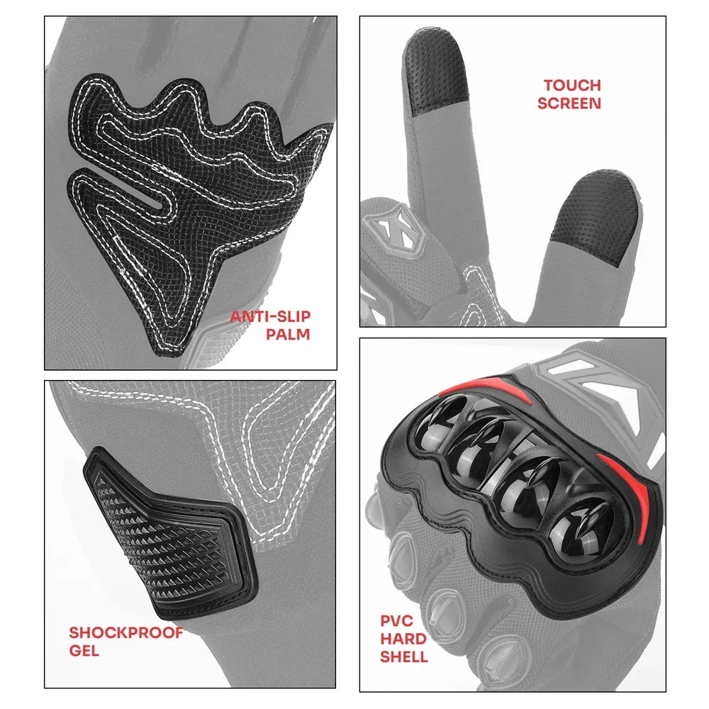 Motorcycle Protective Gloves by RiderOut™