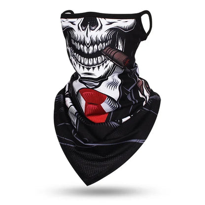 Skull Breathable Hanging-ear Bandana by RiderOut™