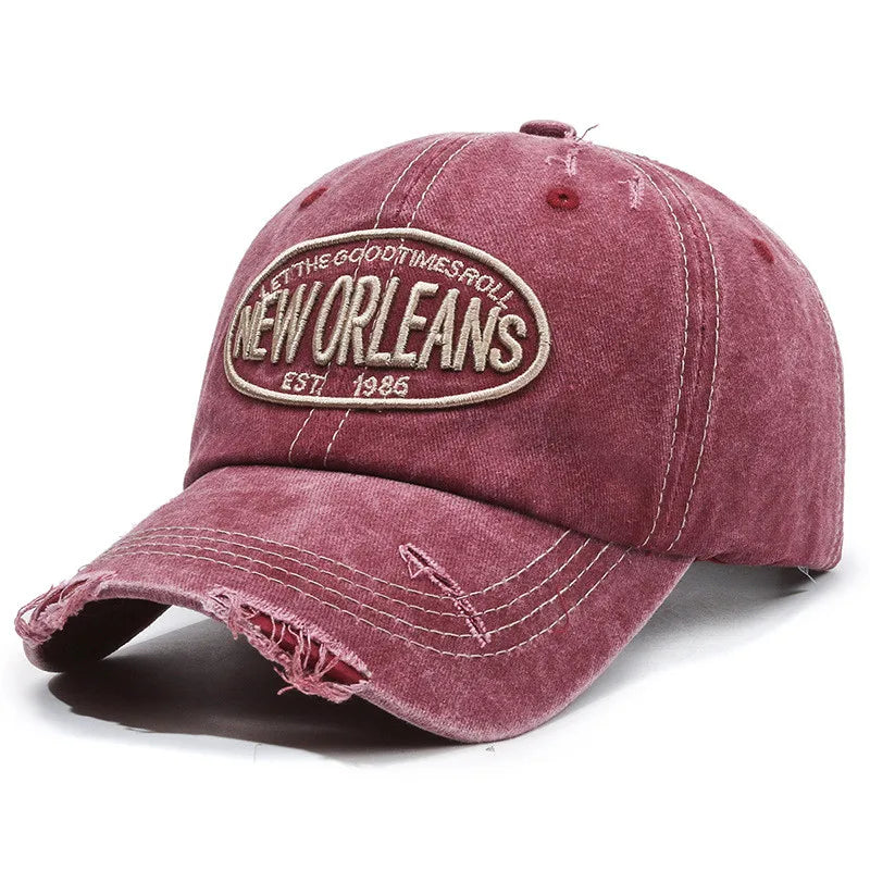 New Orleans 3D Embroidery Baseball Cap by RiderOut™