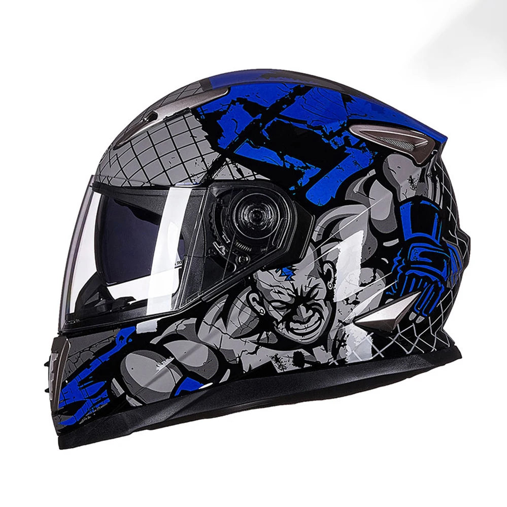 DOT Approved Full Face Motorcycle Helmets by RiderOut™