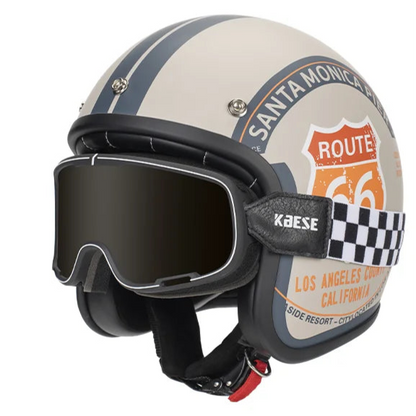 Route 66 ECE DOT Approved Motorcycle Helmet by RiderOut™