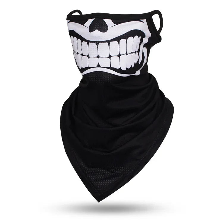 Skull Breathable Hanging-ear Bandana by RiderOut™