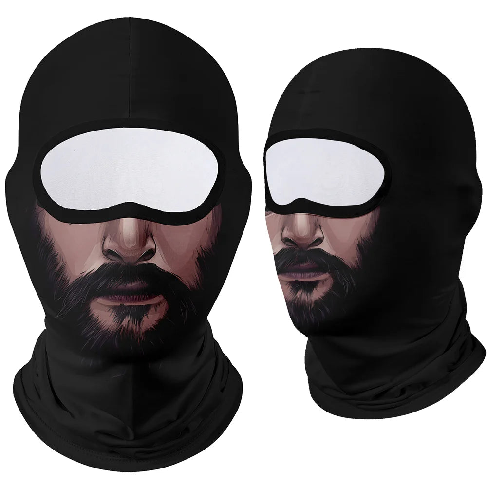 Moto Clown Ghost Skull Mask Breathable Bandana by RiderOut