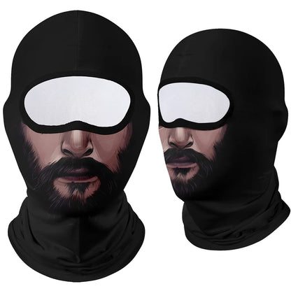 Moto Clown Ghost Skull Mask Breathable Bandana by RiderOut