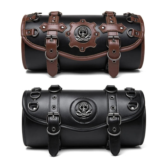 Punk Styles Motorcycle Storage Saddlebag PU Leather Bag by RiderOut