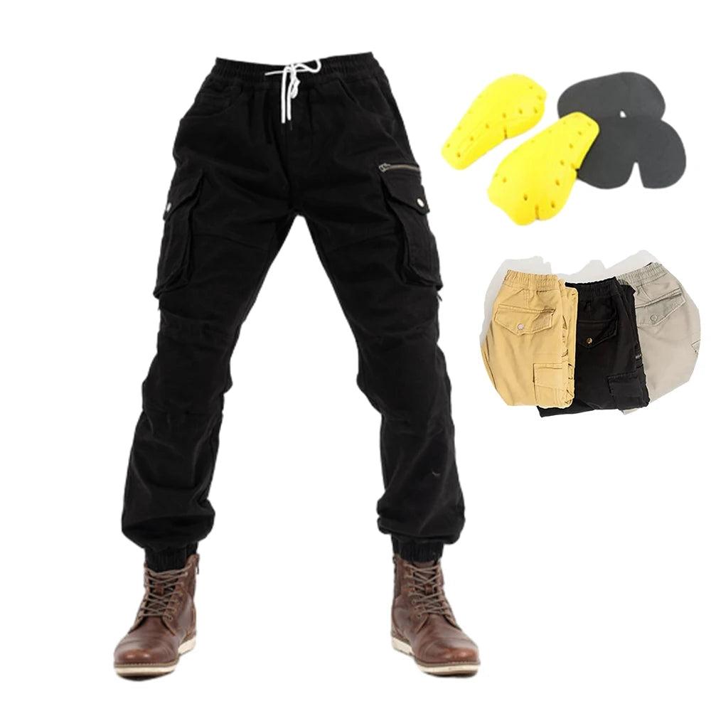 Motorcycle Riding  Durable Protective  Cargo Pants by RiderOut™