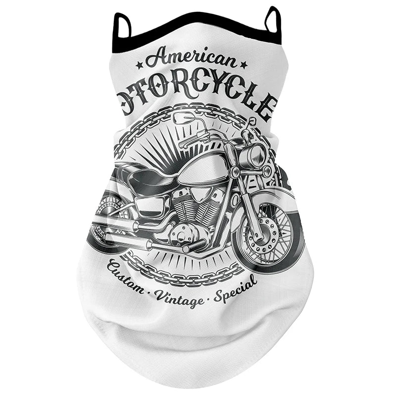 Retro Motorcycle Anti-UV Outdoor Bandana by RiderOut™