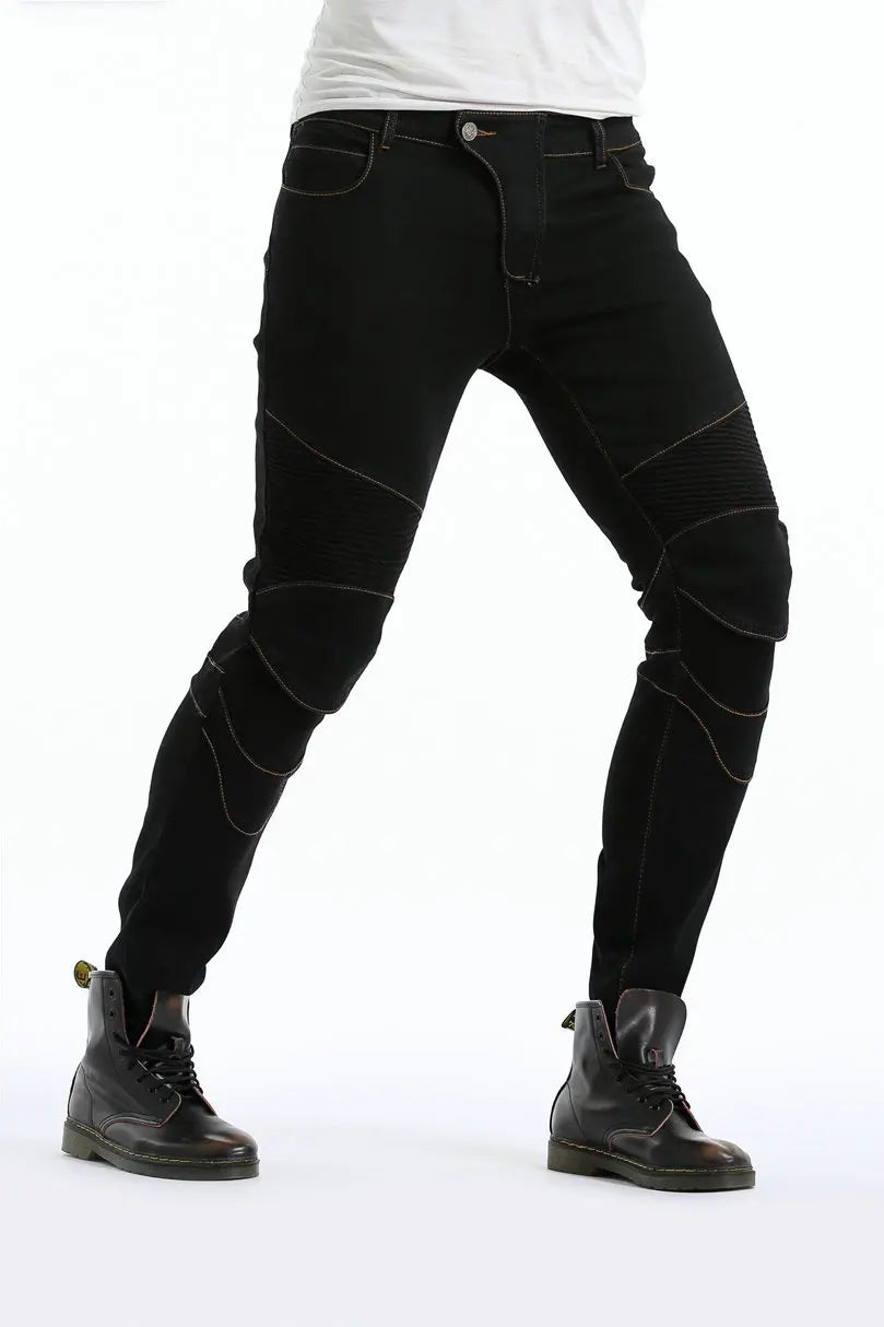 Denim Motorcycle Riding Jeans Trousers by RiderOut™