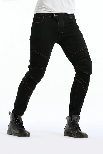Denim Motorcycle Riding Jeans Trousers by RiderOut™