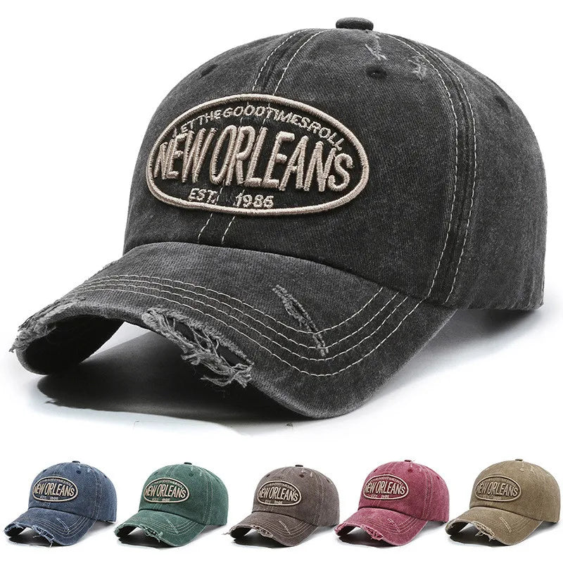 New Orleans 3D Embroidery Baseball Cap by RiderOut™