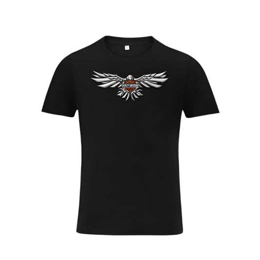 Motorcycle HD Logo Retro T-shirt by RiderOut™