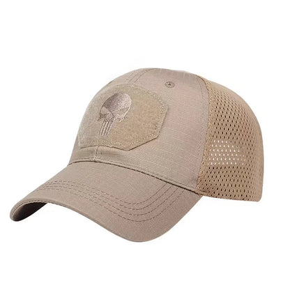 Punisher Skull Camouflage Baseball Cap by RiderOut™