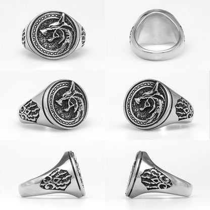 Viking Wizard Wolf Paw Ring by RiderOut™