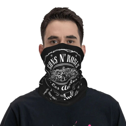 Black Guns N Roses Paradise Label Bandana by RiderOut™