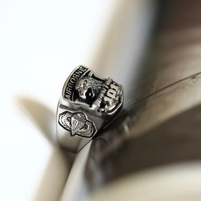 US Army Air Force 101 Eagle Totem Retro Ring by RiderOut™