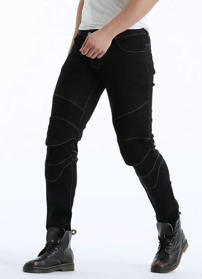 Denim Motorcycle Riding Jeans Trousers by RiderOut™