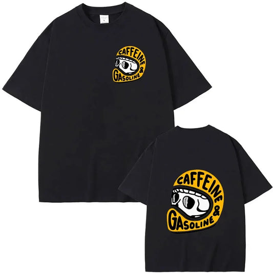 Biker Skull Graphic Retro T-Shirt