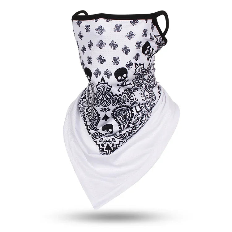 Skull Breathable Hanging-ear Bandana by RiderOut™