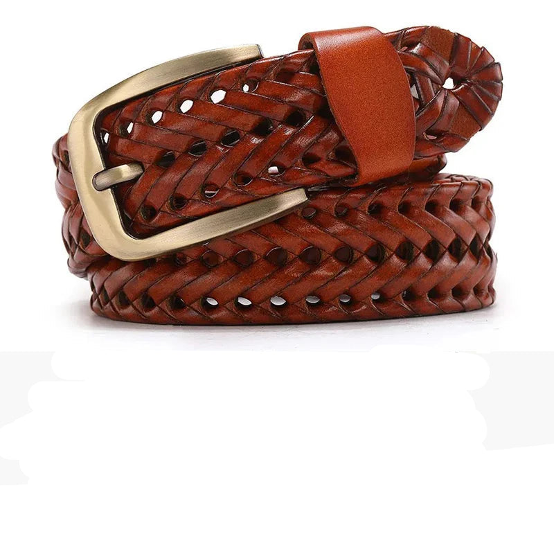 Genuine Leather Braided Vintage Belts by RiderOut