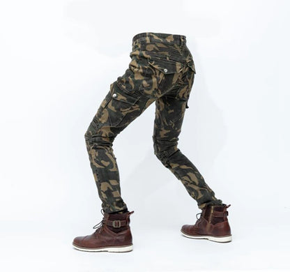 Motorcycle Camouflage Jeans Trousers by RiderOut™