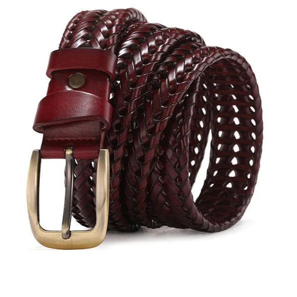 Genuine Leather Braided Vintage Belts by RiderOut