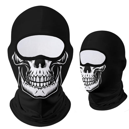 Moto Clown Ghost Skull Mask Breathable Bandana by RiderOut