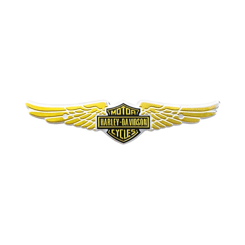 Metal Classic HD Motorcycle Logo Stickers by RiderOut™